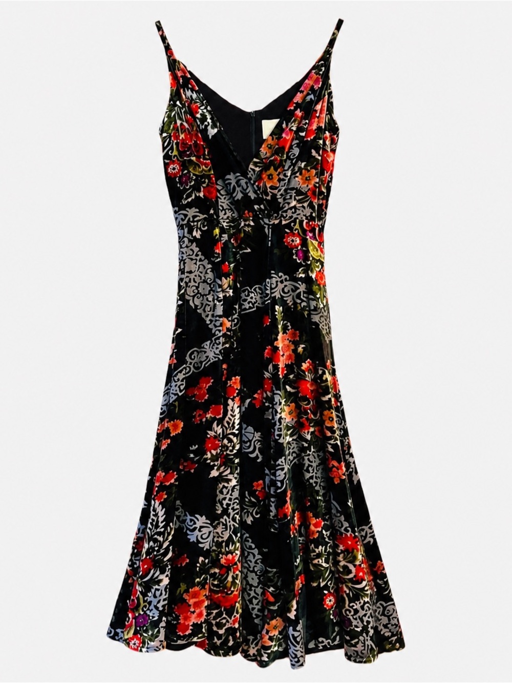 🆕 NWT Perfection ✨ Anthropologie eri + ali Velvet Kora Floral 🌹Burnout